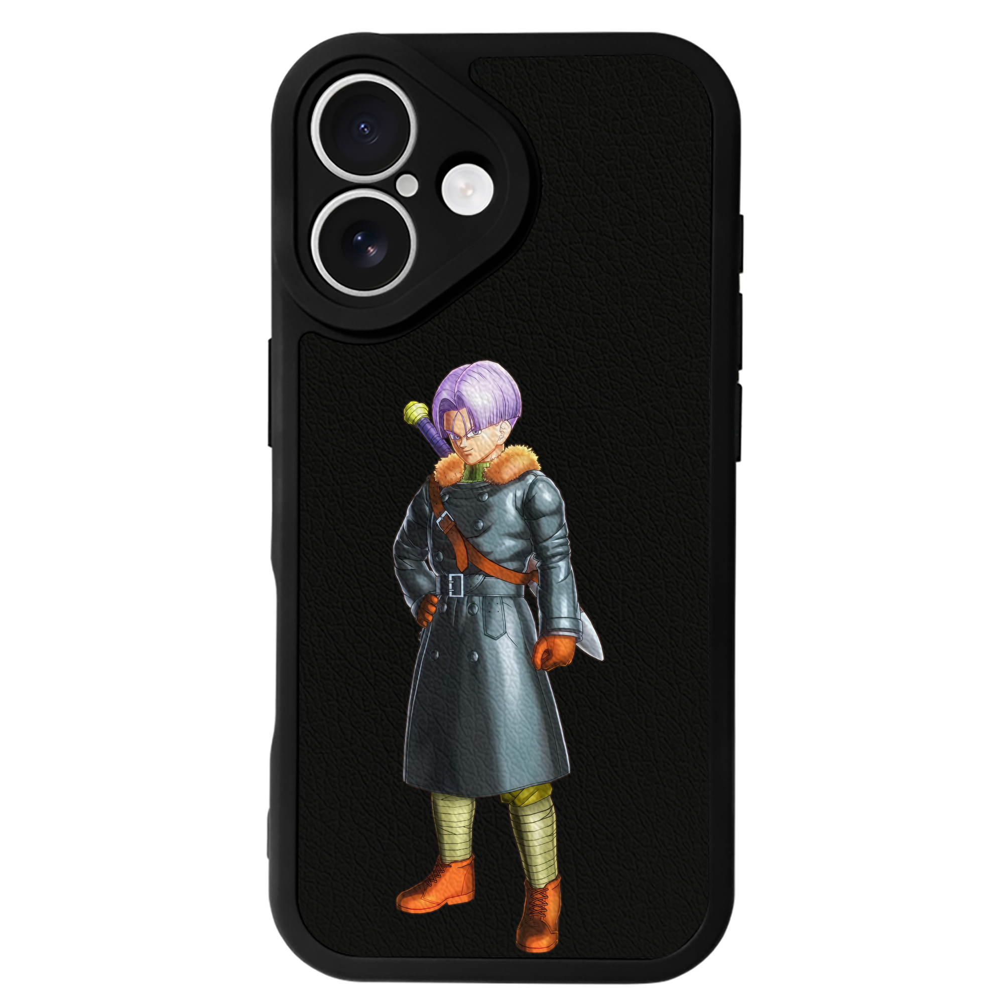 （画像用） ドラゴンボール DRAGON BALL 【iPhone 16シリーズ対応】シリコンスマホケース（レザー調） 材質：シリコン